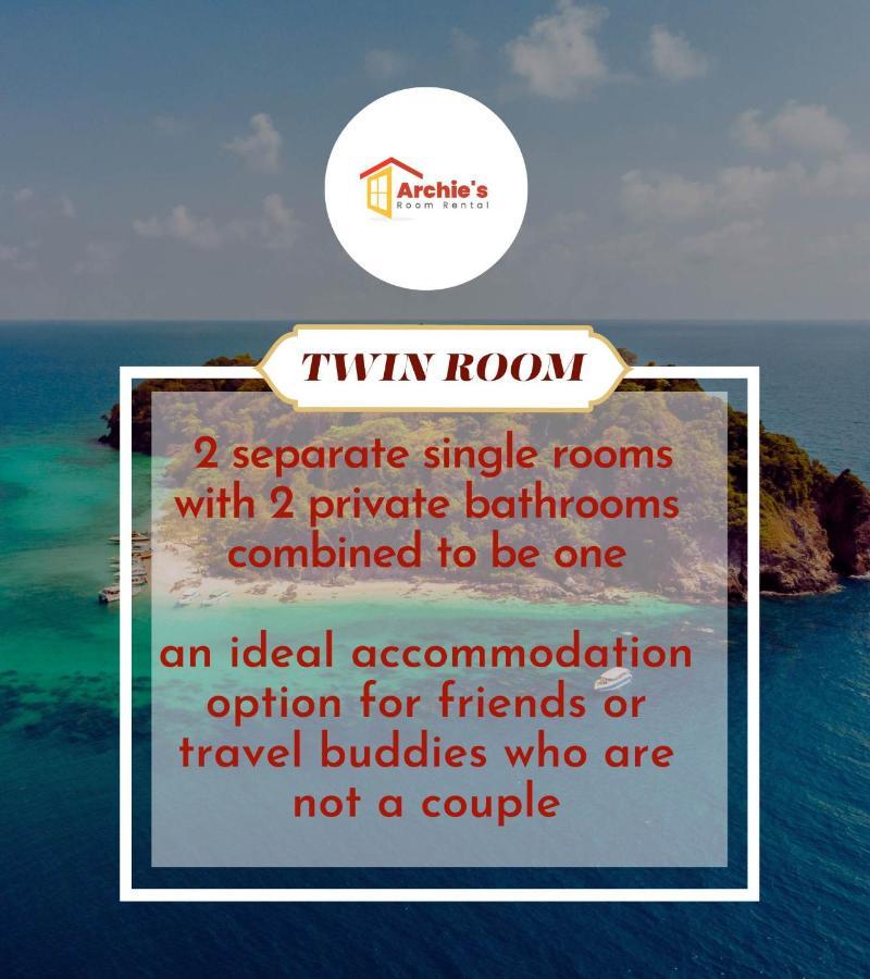 Archie'S Budget Twin Room Rental San Vicente  Kültér fotó